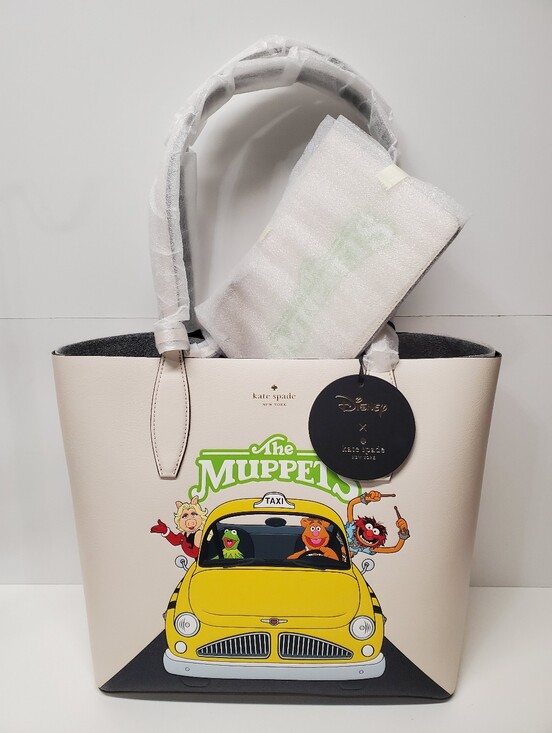 kate spade Handbags - kate spade Cream The Muppets Graphic Tote with Yellow Taxi